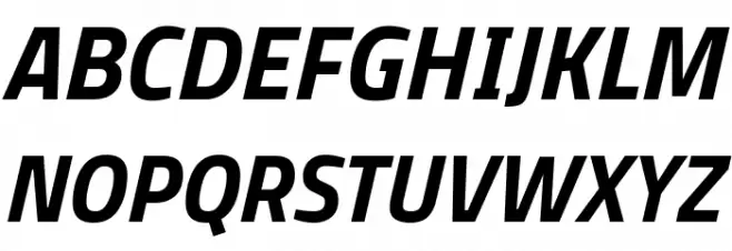 Storia Sans ExtraBold Italic Polices MAJUSCULES