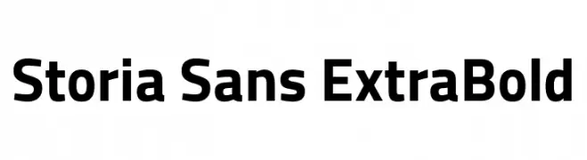 Storia Sans ExtraBold  Frei Schriftart Herunterladen