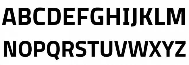 Storia Sans ExtraBold 字体 大写