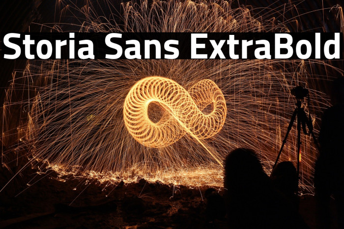 Storia Sans ExtraBold Example 1