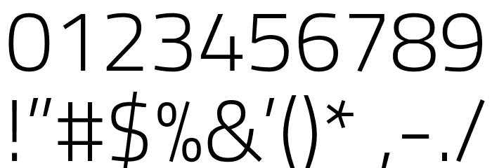 Storia Sans ExtraLight Font OTHER CHARS