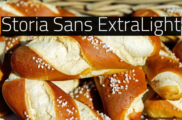 Storia Sans ExtraLight Example 1