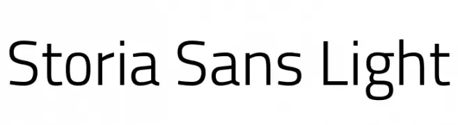 Storia Sans Light  Frei Schriftart Herunterladen