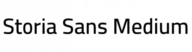 Storia Sans Medium  Frei Schriftart Herunterladen