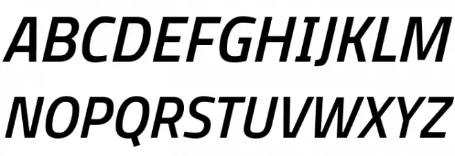 Storia Sans SemiBold Italic Fuentes MAYÚSCULAS