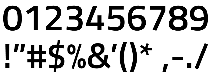 Storia Sans SemiBold Font OTHER CHARS