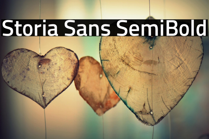 Storia Sans SemiBold Example 3