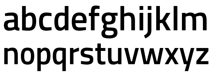 Storia Sans SemiBold Font LOWERCASE