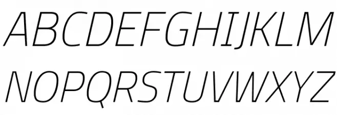 Storia Sans Thin Italic Fonte MAIÚSCULAS