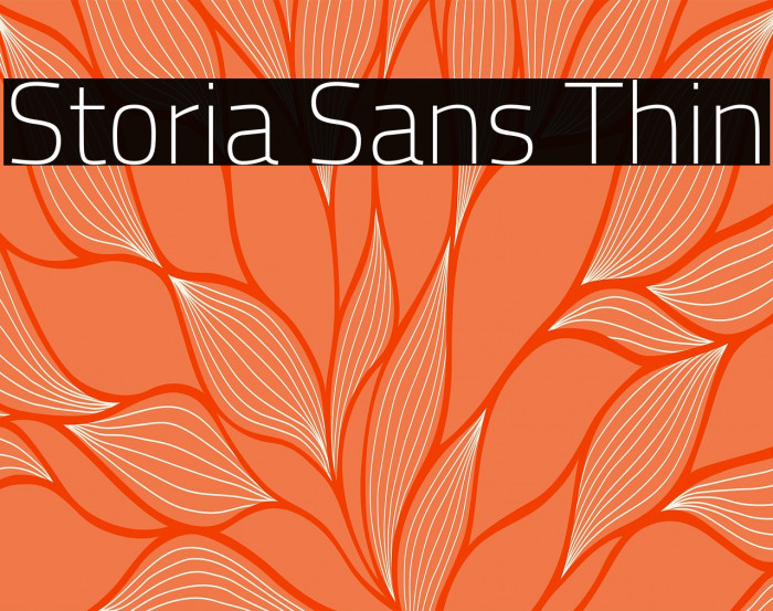 Storia Sans Thin Example 3