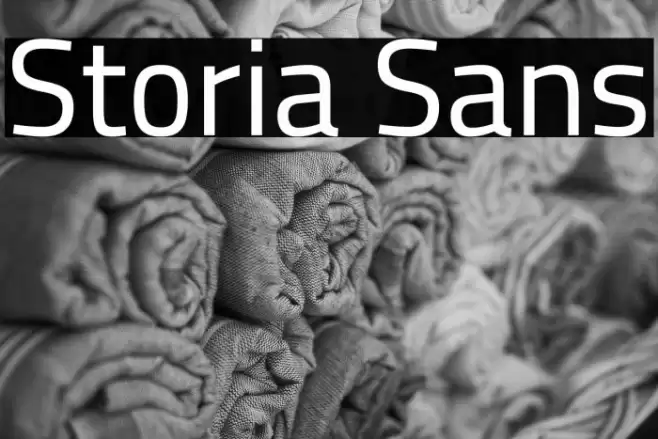 Storia Sans Font examples
