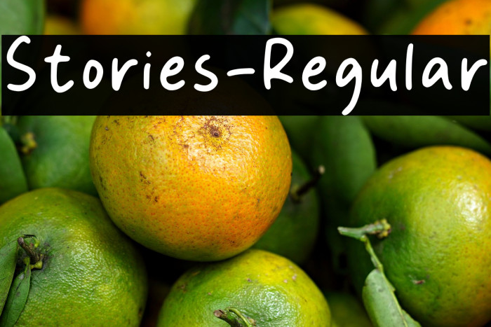 Stories-Regular Example 3