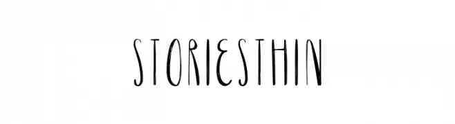 Stories Thin  baixar fontes gratis
