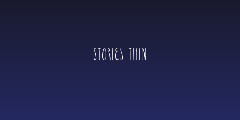 Stories Thin Social Header