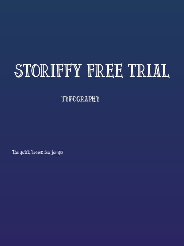 Storiffy Free Trial Poster