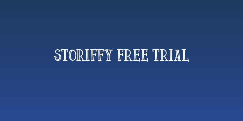 Storiffy Free Trial Social Header