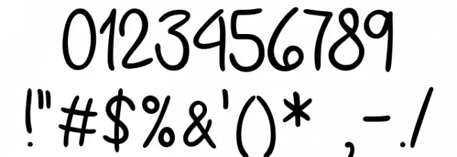 Stork Delivery Font OTHER CHARS