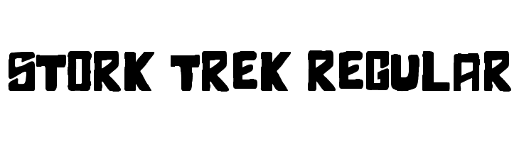 Stork Trek Regular  font caratteri gratis