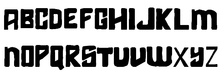 Stork Trek Regular Font LOWERCASE