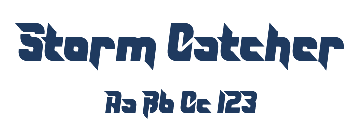 Storm Catcher Font Preview