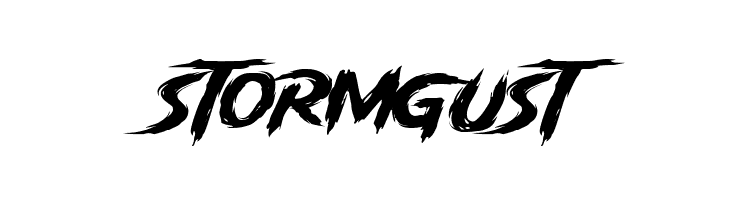 Storm Gust  Fuentes Gratis Descargar
