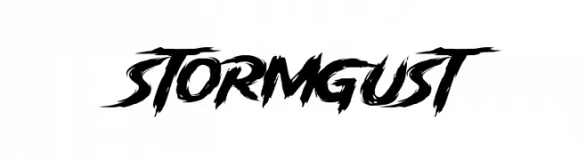 Storm Gust  Frei Schriftart Herunterladen