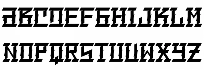 Storm フォント 大文字