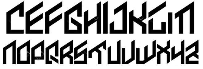 StormWatchNF Schriftart Groß