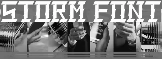 Storm Font examples