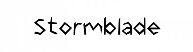 Stormblade  免费字体下载