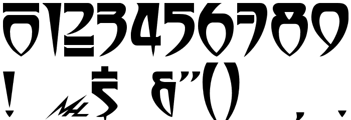 Stormbringer Font OTHER CHARS