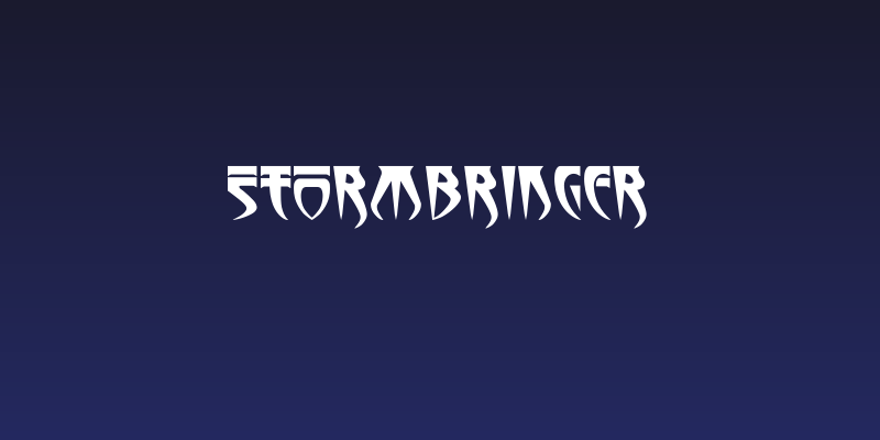 Stormbringer Social Header