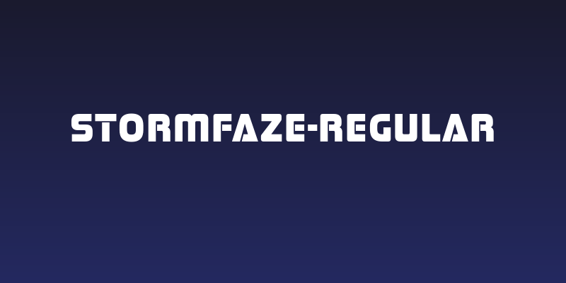 Stormfaze-Regular Social Header