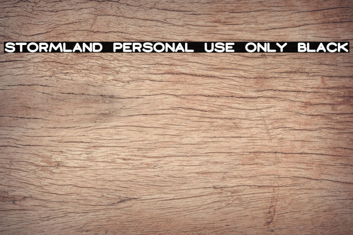 Stormland PERSONAL USE ONLY Black Example 2