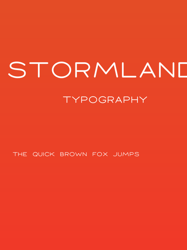 Stormland PERSONAL USE ONLY Light Poster