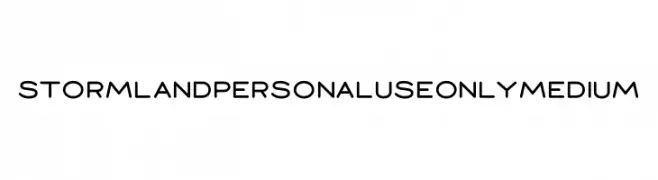 Stormland PERSONAL USE ONLY Medium  Fuentes Gratis Descargar