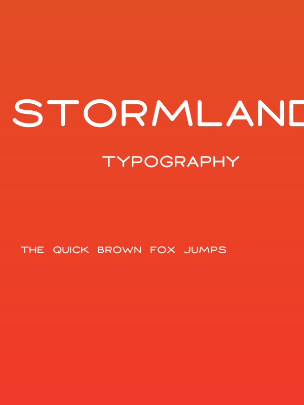 Stormland PERSONAL USE ONLY Medium Poster