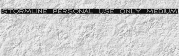 Stormline PERSONAL USE ONLY Medium Example 3