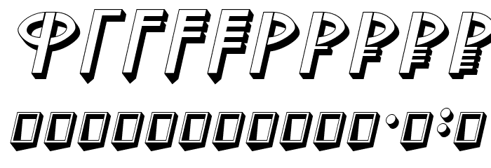 Stormning Asgard Oblique Font OTHER CHARS