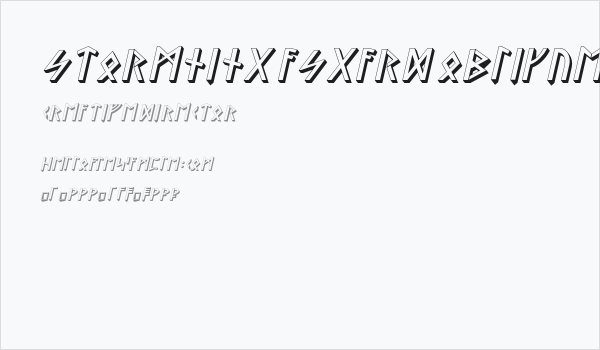 Stormning Asgard Oblique Business Card