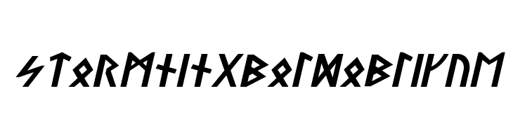 Stormning Bold Oblique  Frei Schriftart Herunterladen
