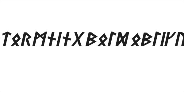 Stormning Bold Oblique Logo