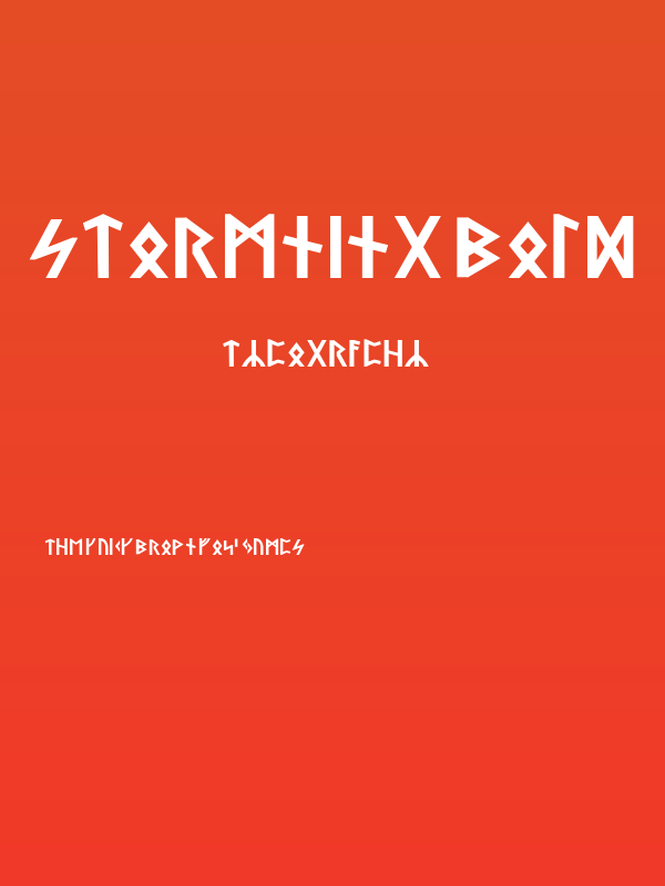 Stormning Bold Poster