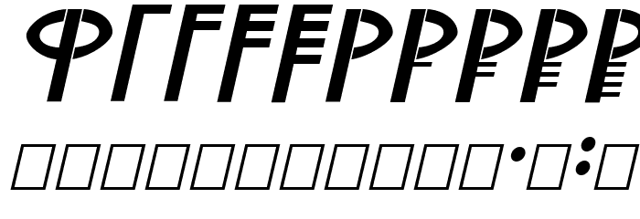 Stormning Light Oblique Font OTHER CHARS