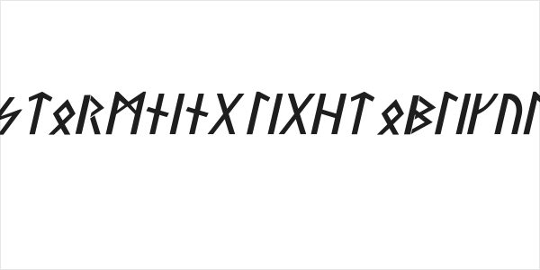 Stormning Light Oblique Logo