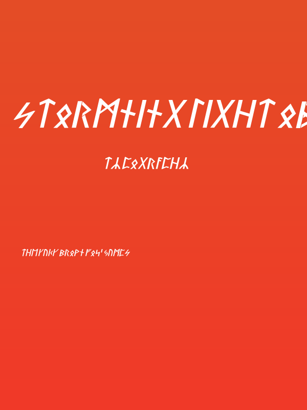 Stormning Light Oblique Poster