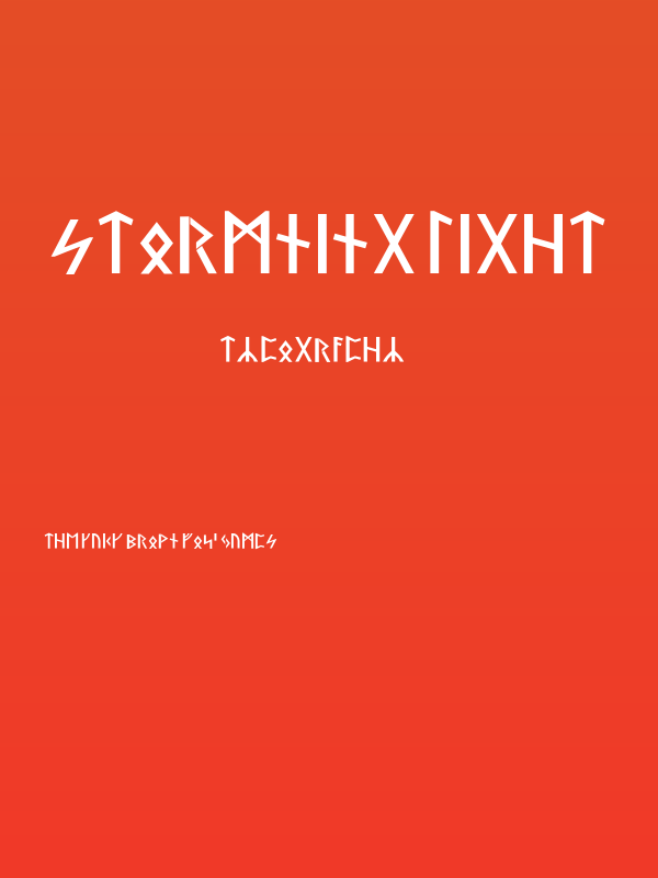 Stormning Light Poster