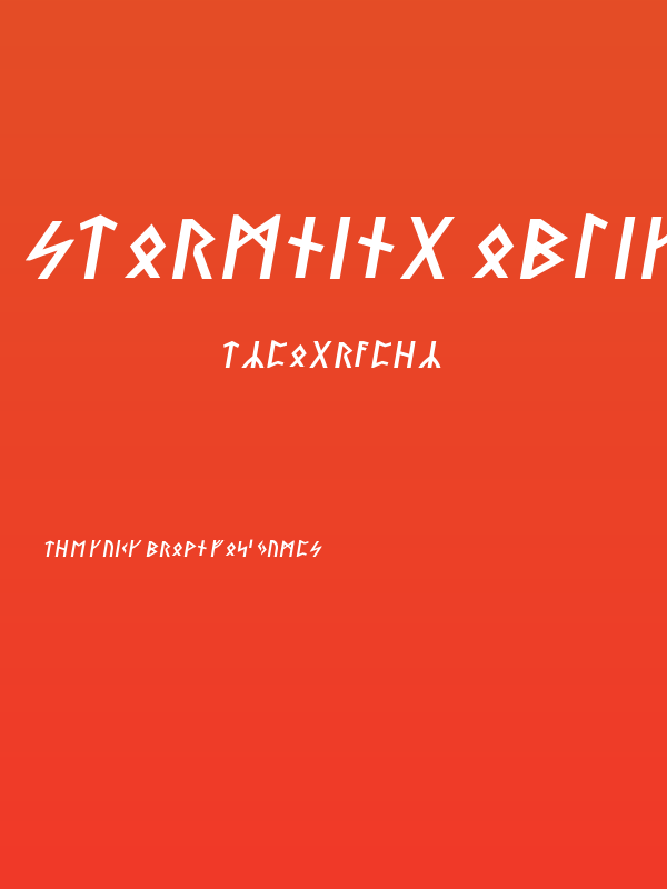 Stormning Oblique Poster