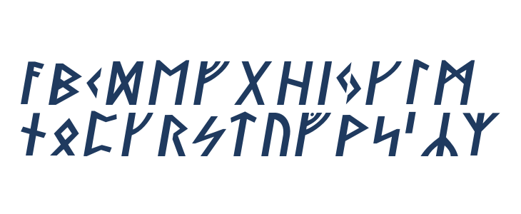 Stormning Oblique Lowercase