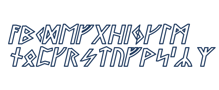 Stormning Odin Oblique Lowercase